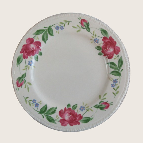 Homer Laughlin HLC582 7-3/8 dessert plates circa 1946 set of 2 - Picture 3 of 5